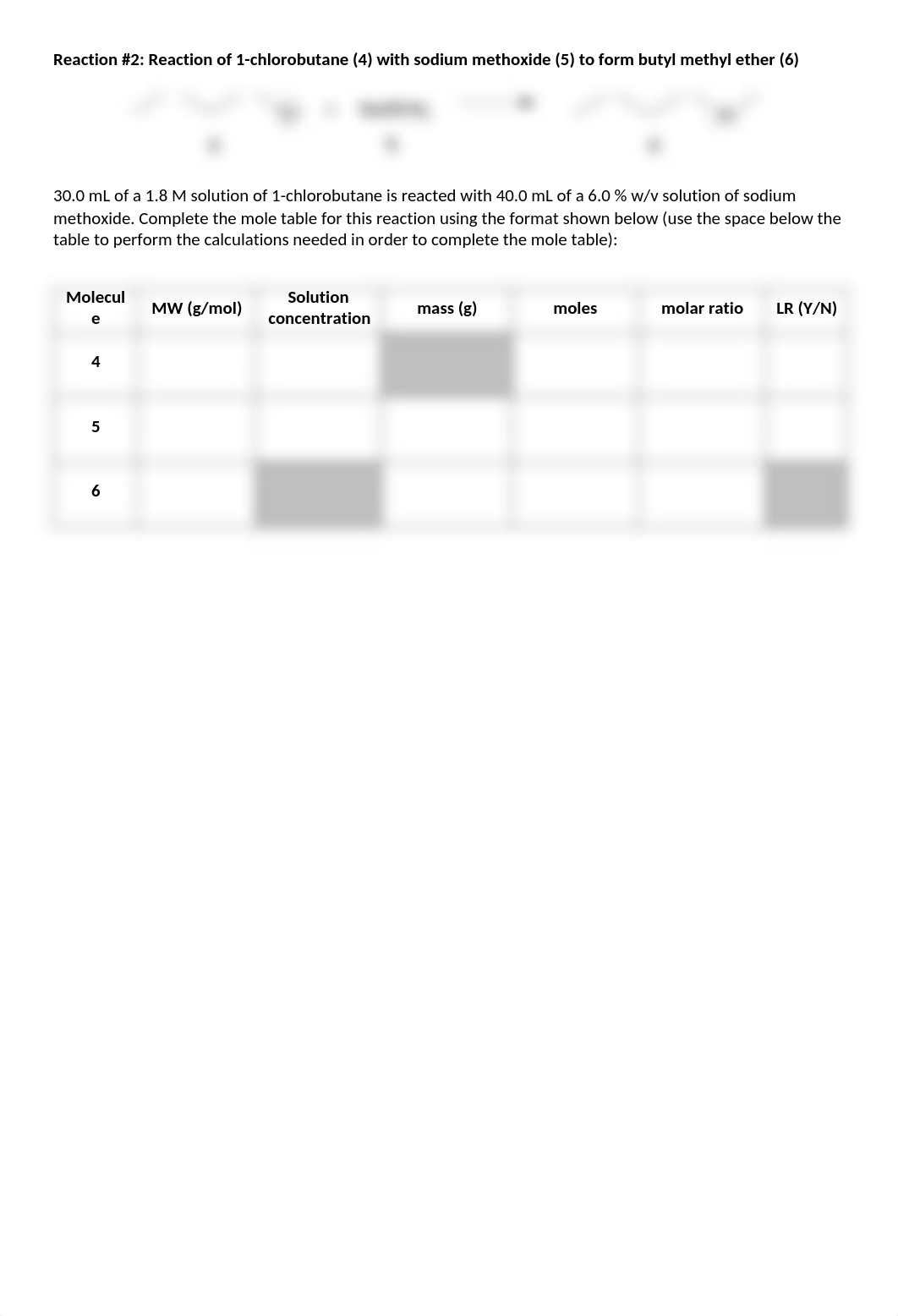 CHEM 2211K mole table calculations worksheet.docx_d3nsrh037oc_page2