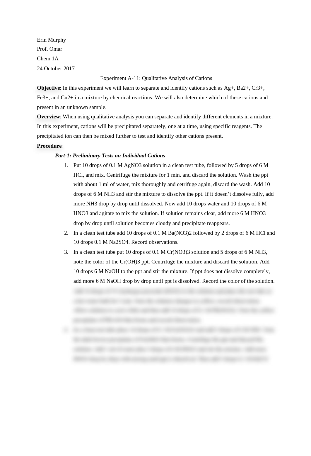 Experiment A11: Qualitative Analysis of Cations_d3ntife0f6b_page1