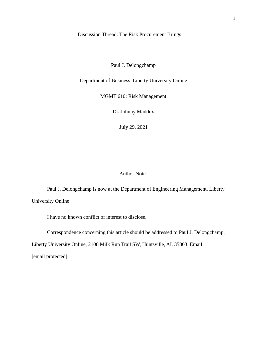 Delongchamp_Discussion_Thread_The_Risk_Procurement_Brings.docx_d3obr3rc7af_page1