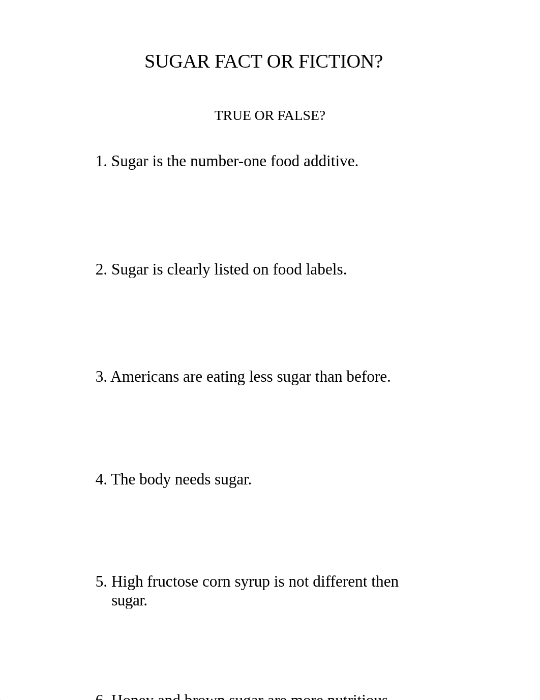 SUGAR+FACT+OR+FICTIONwith+answers-1-1-1 (1).doc_d3oleyh9y6y_page1