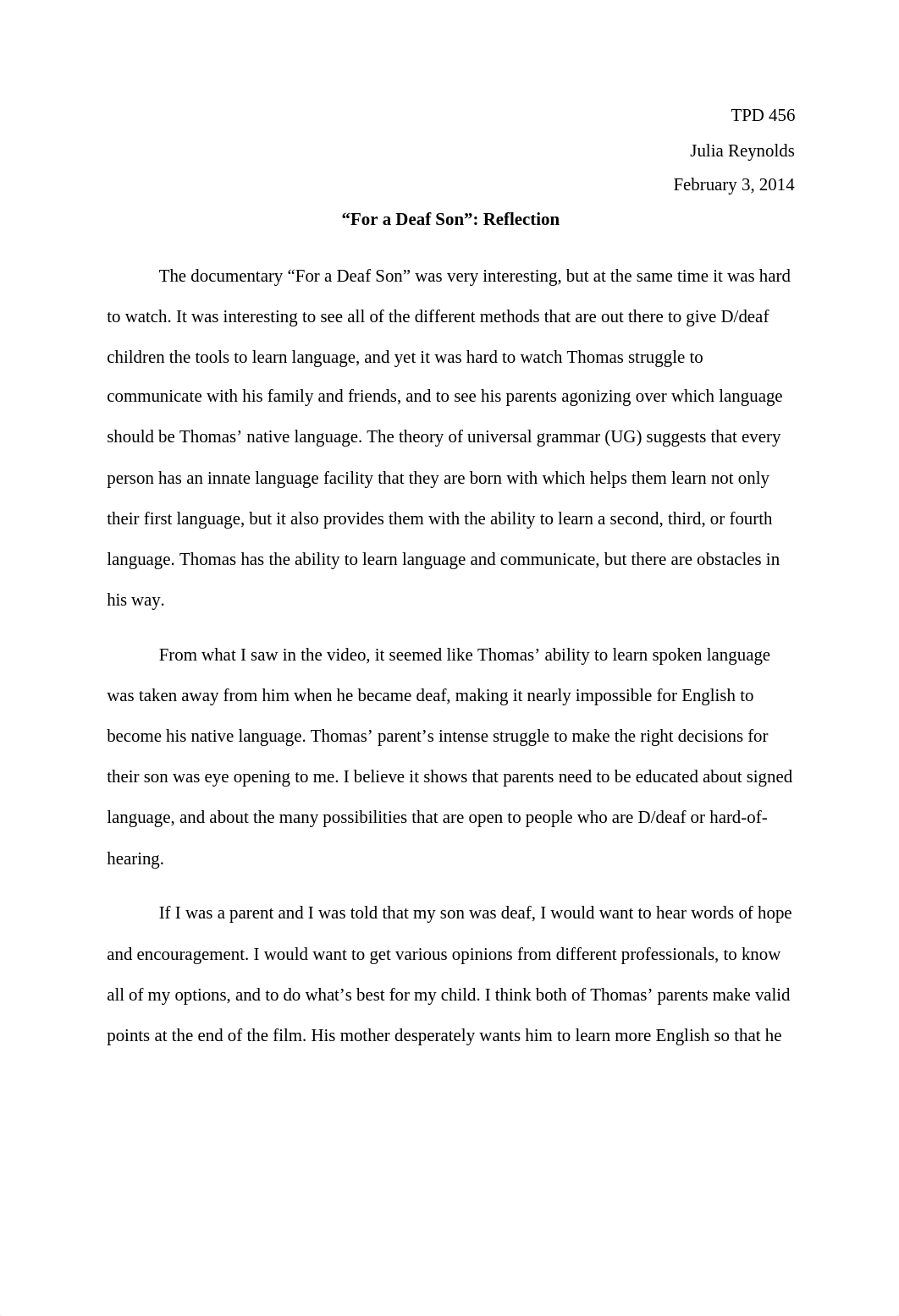 Deaf History For a Deaf Son Reflection_d3oo0bq8e5a_page1