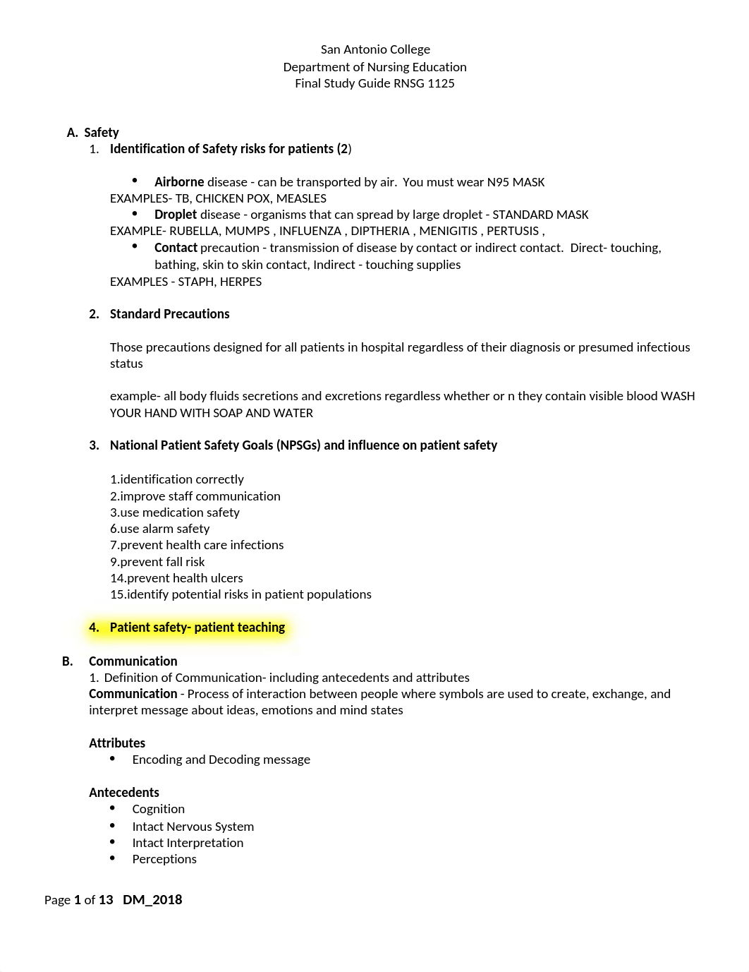 RNSG 1125 Final Exam Study Guide Spring 2018.docx_d3os399miuz_page1