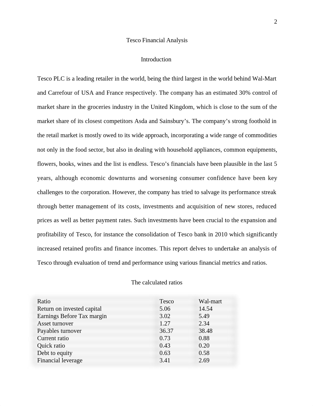 financial analysis for TESCO PLC_d3ouvwvse0u_page2