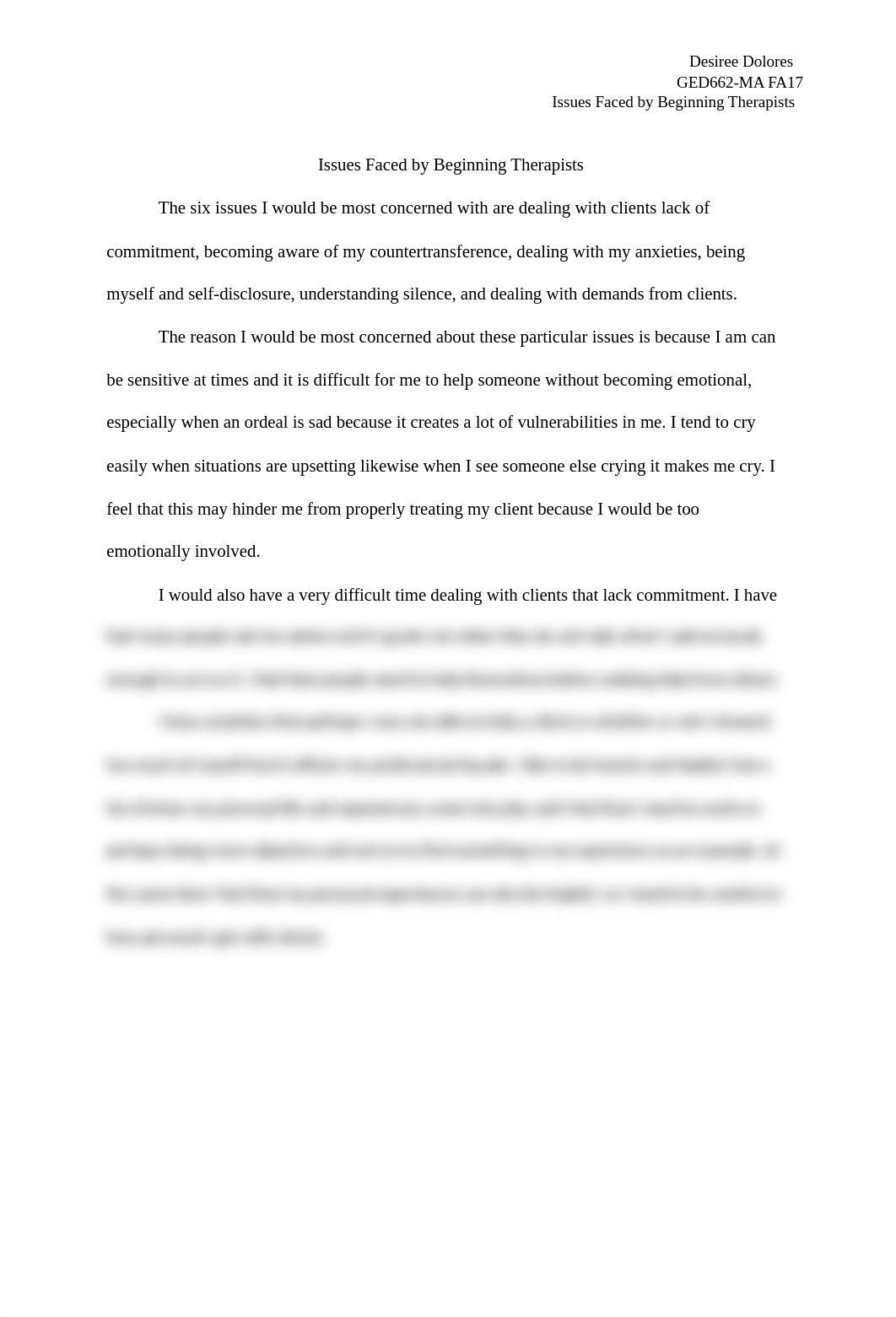 Issues Faced by Beginning Therapists.docx_d3oyg70rt5l_page1