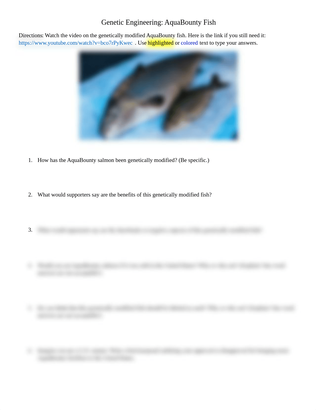 Genetic Engineering AquaBounty Fish Questions.docx_d3pap4a2lat_page1