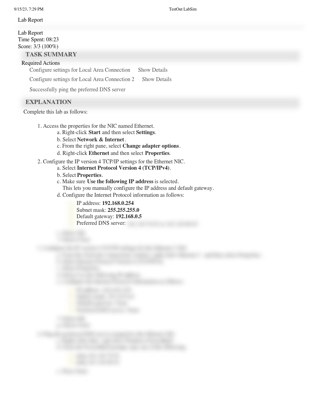 4.1.11 Configure IP Addresses TestOut LabSim.pdf_d3pdg1egwv3_page1