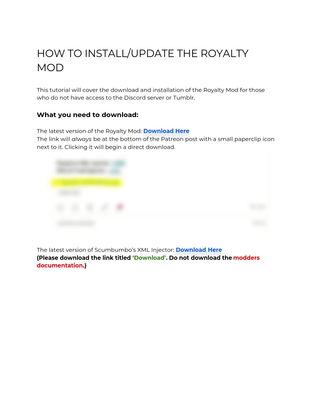 HOW TO INSTALL_UPDATE THE ROYALTY MOD.pdf_d3pkkhv789u_page1