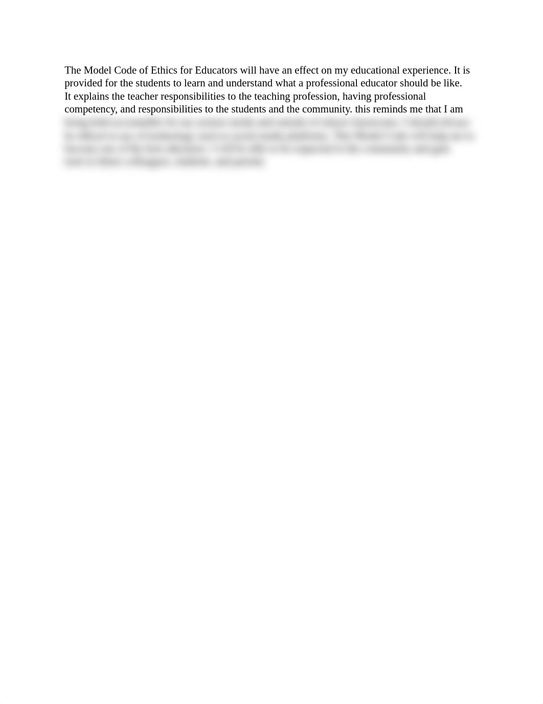 The Model Code of Ethics for Educators will have an effect on my educational experience.docx_d3pkrcx3aau_page1