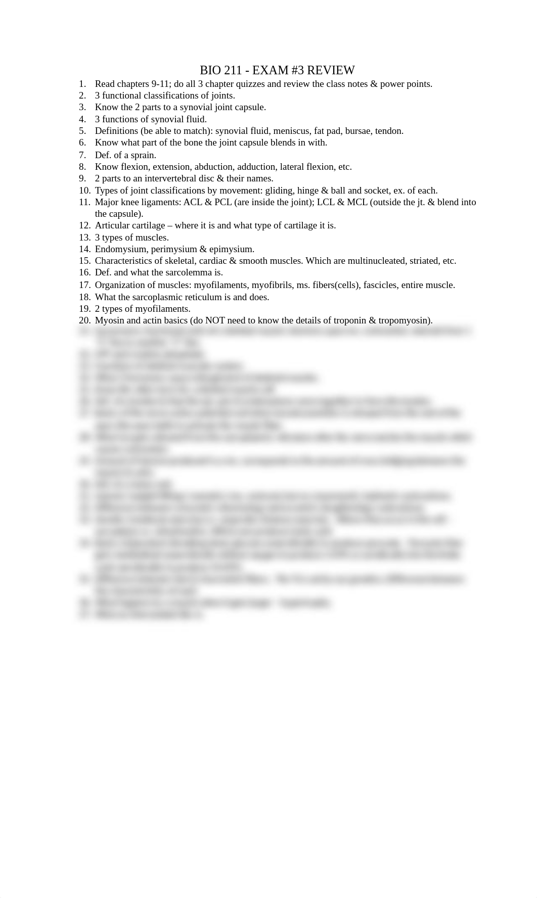 BIO 211 Exam 3 Review.docx_d3pldgw6367_page1