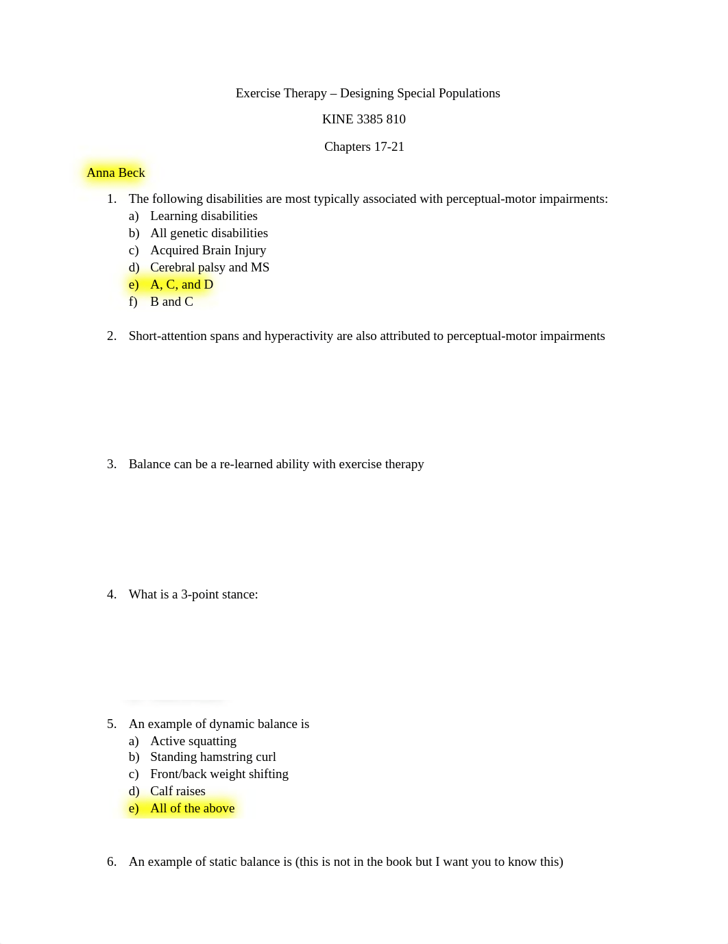 Anna Beck - Exercise Therapy Chap 17-21 Final test.docx_d3ptfms8o2a_page1