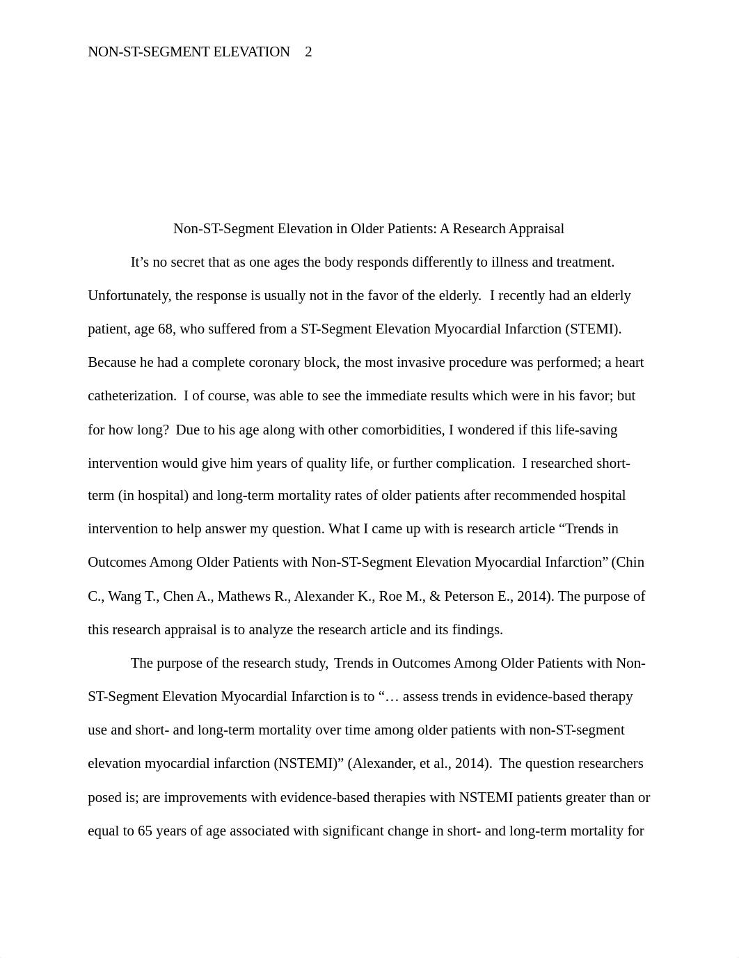 Non-ST-Segment Elevation Research Apraisal paper.docx_d3q38yfjzqx_page2