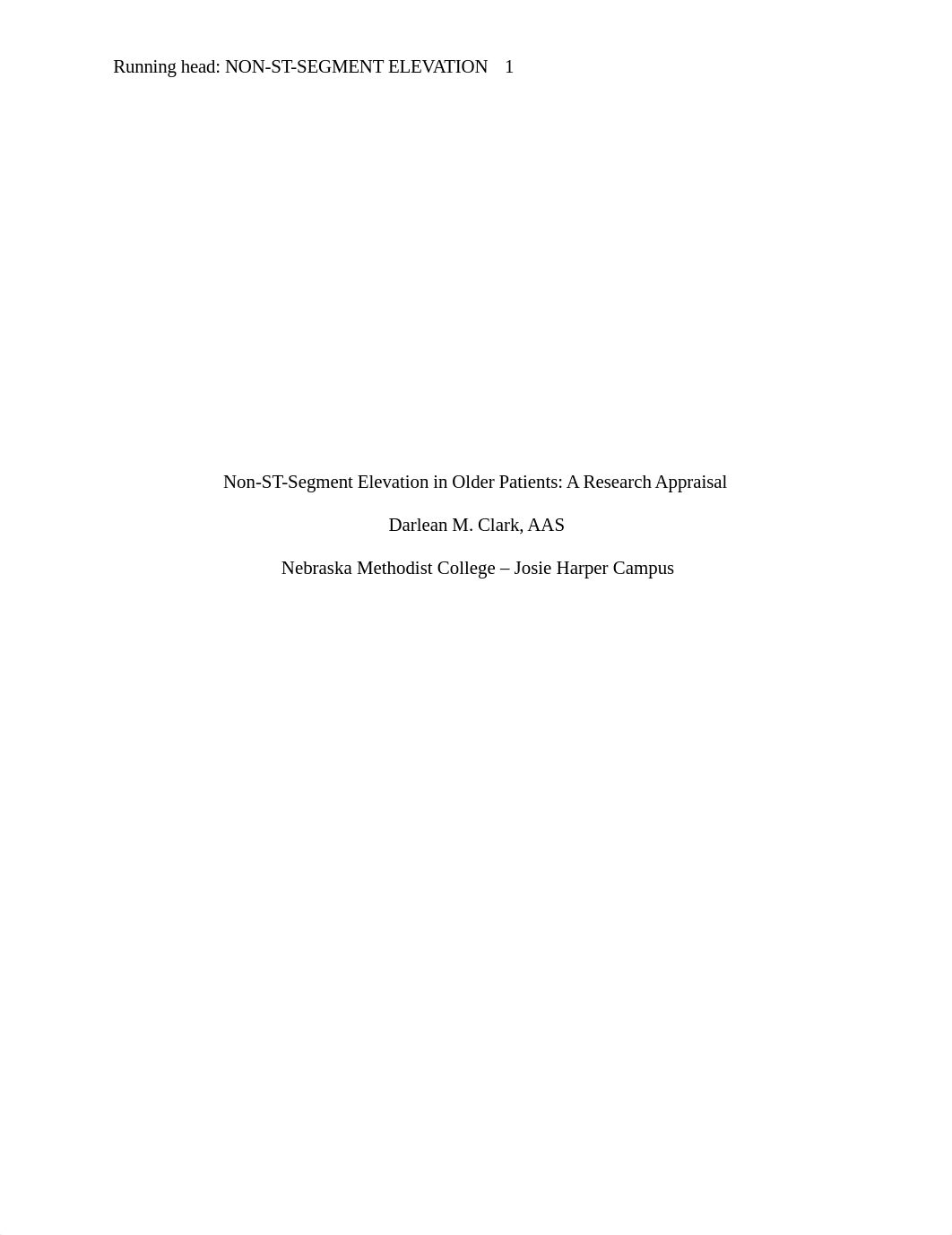 Non-ST-Segment Elevation Research Apraisal paper.docx_d3q38yfjzqx_page1