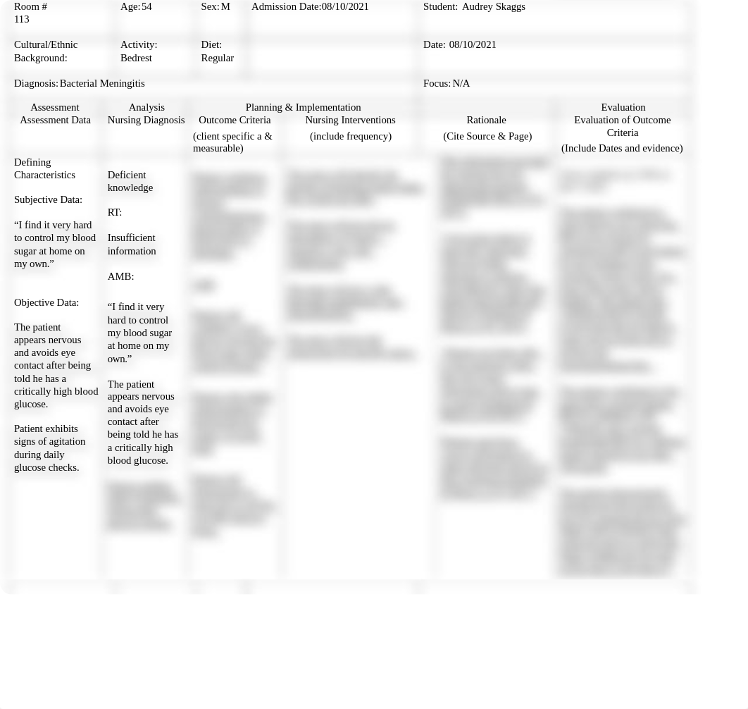 Deficient knowledge care plan_Audrey Skaggs.docx_d3q58wev60j_page1