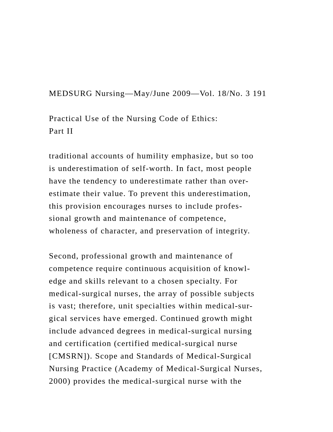 MEDSURG Nursing—MayJune 2009—Vol. 18No. 3 191Practical U.docx_d3q7q70otig_page2