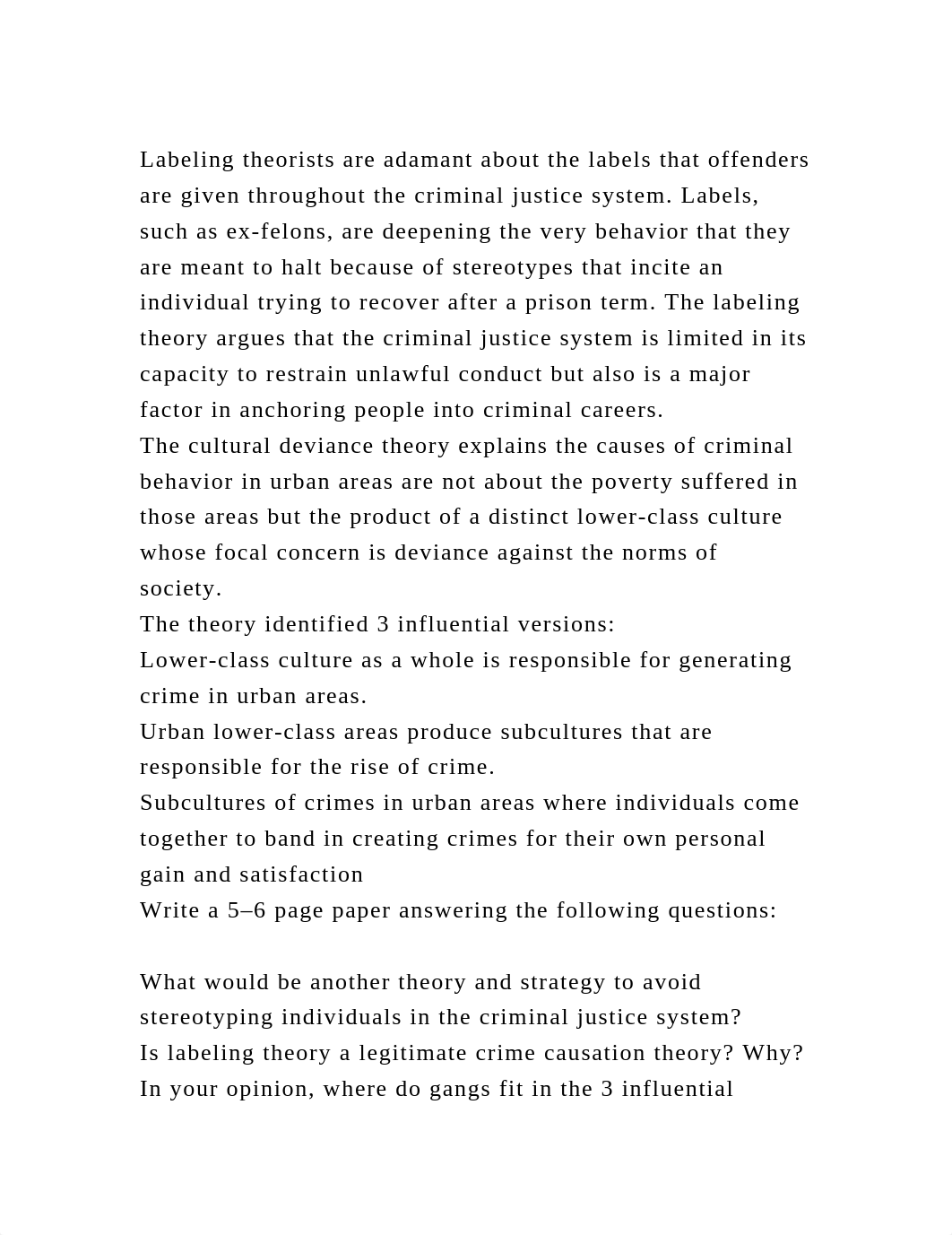 Labeling theorists are adamant about the labels that offenders are g.docx_d3qd7vncww7_page2