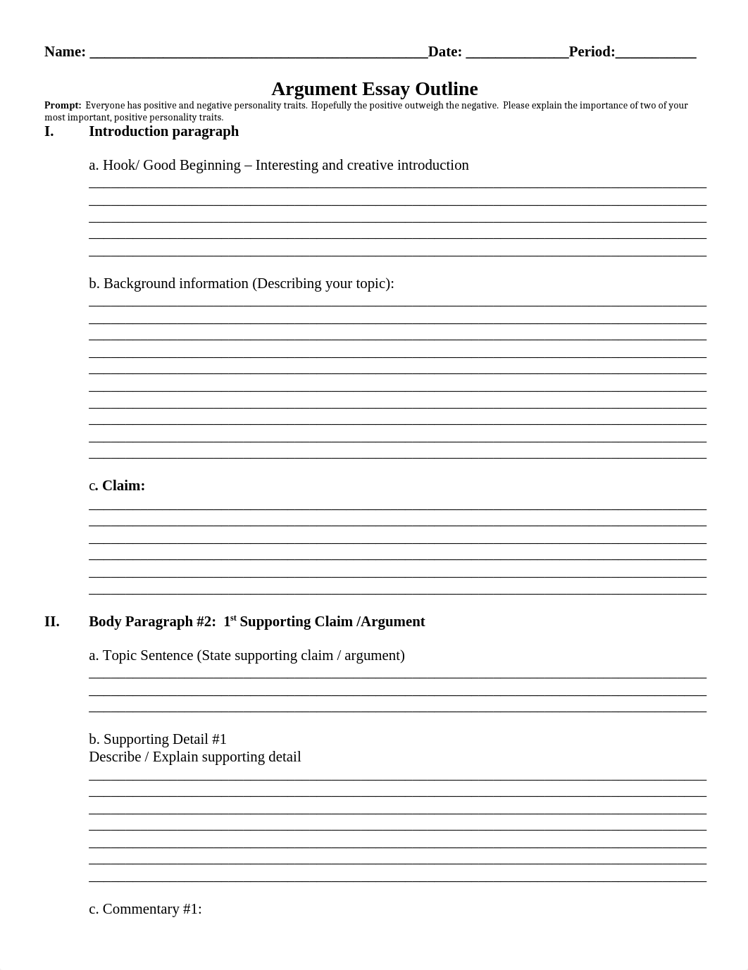 Argument Essay Outline Personality traits.doc_d3qdil3zzl8_page1