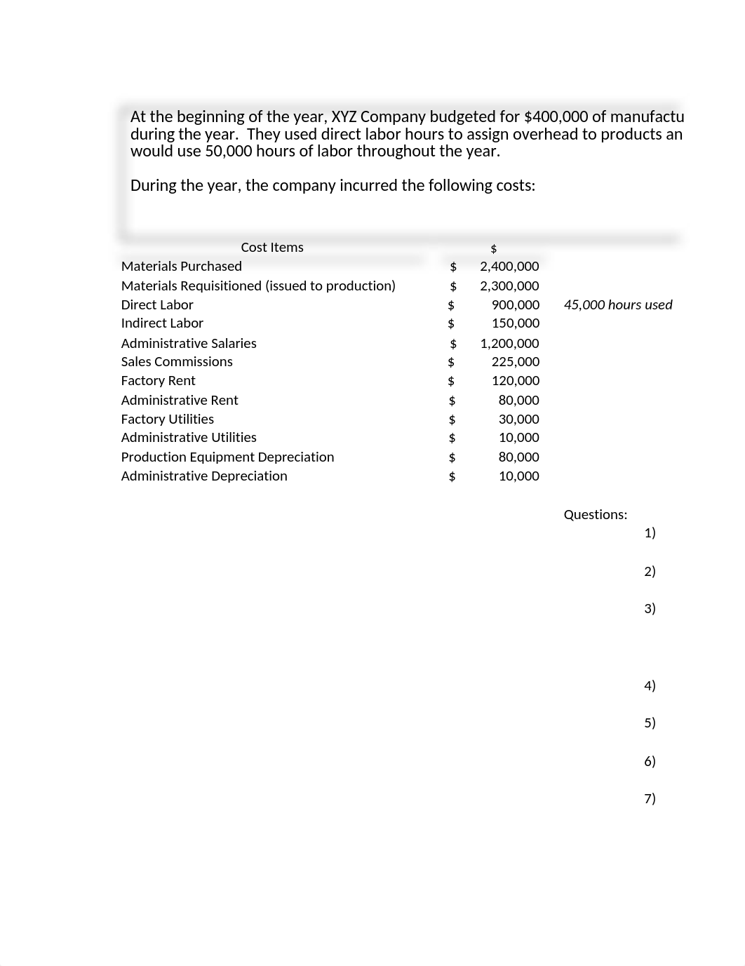 Midterm Exam 1 Review, Job Costing Problems & Solutions, XYZ, Pizza Delivery, Extreme Games, v(2.1)._d3qfi6ir6im_page1