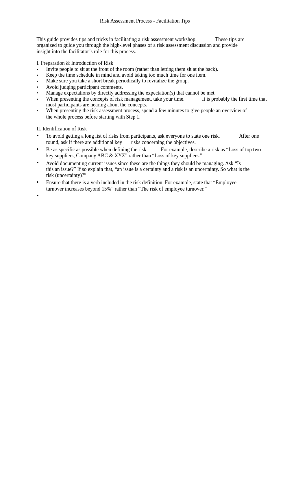 Risk Assessment Process - Facilitation Tips_d3qka8tn99j_page1