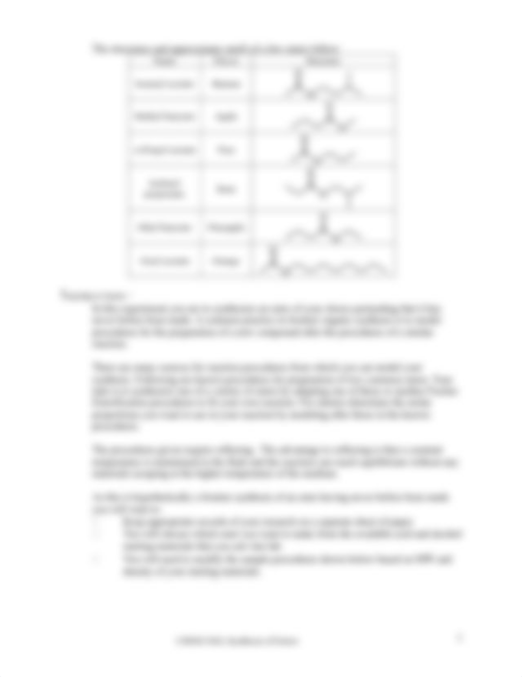 Experiment 4. Synthesis of Artificial Flavorings by Fischer Esterification 302L.pdf_d3rafiw9ghl_page2