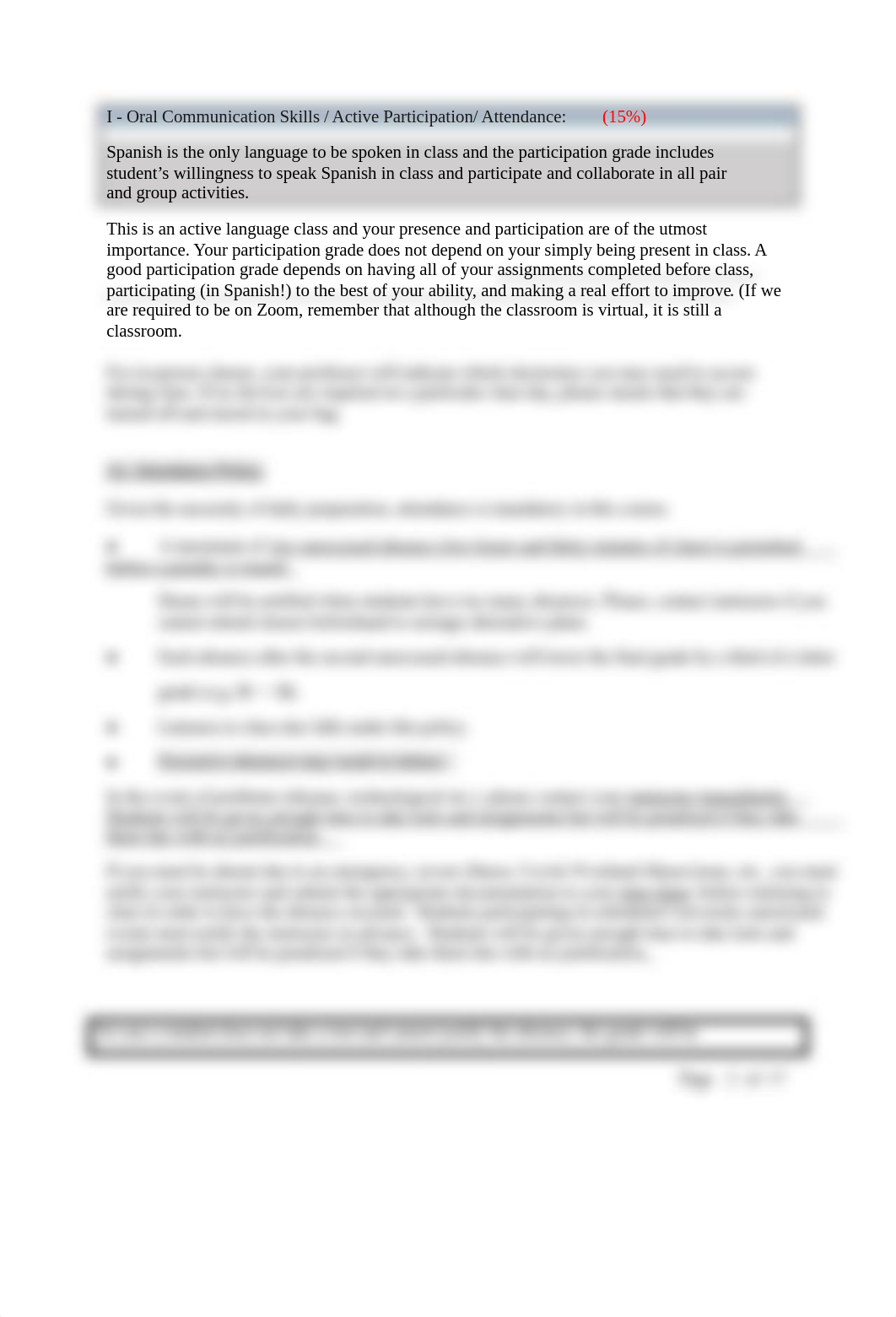 SPAN 2001 Syllabus (TF) SPRING 2022 (Dr. Patricia Romero)(1).docx_d3regoojvfg_page2