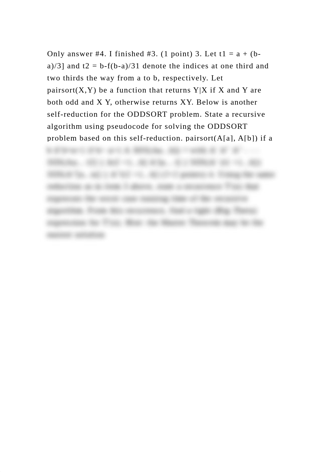 Only answer #4. I finished #3. (1 point) 3. Let t1 = a + (b-a)3] an.docx_d3rk780nwtb_page2