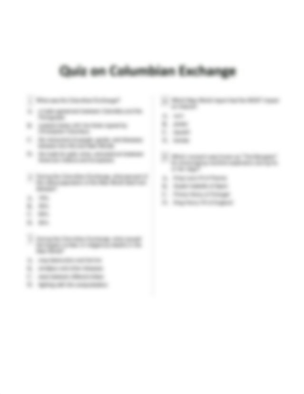 Quiz on Columbian Exchange.pdf_d3rt032istt_page1