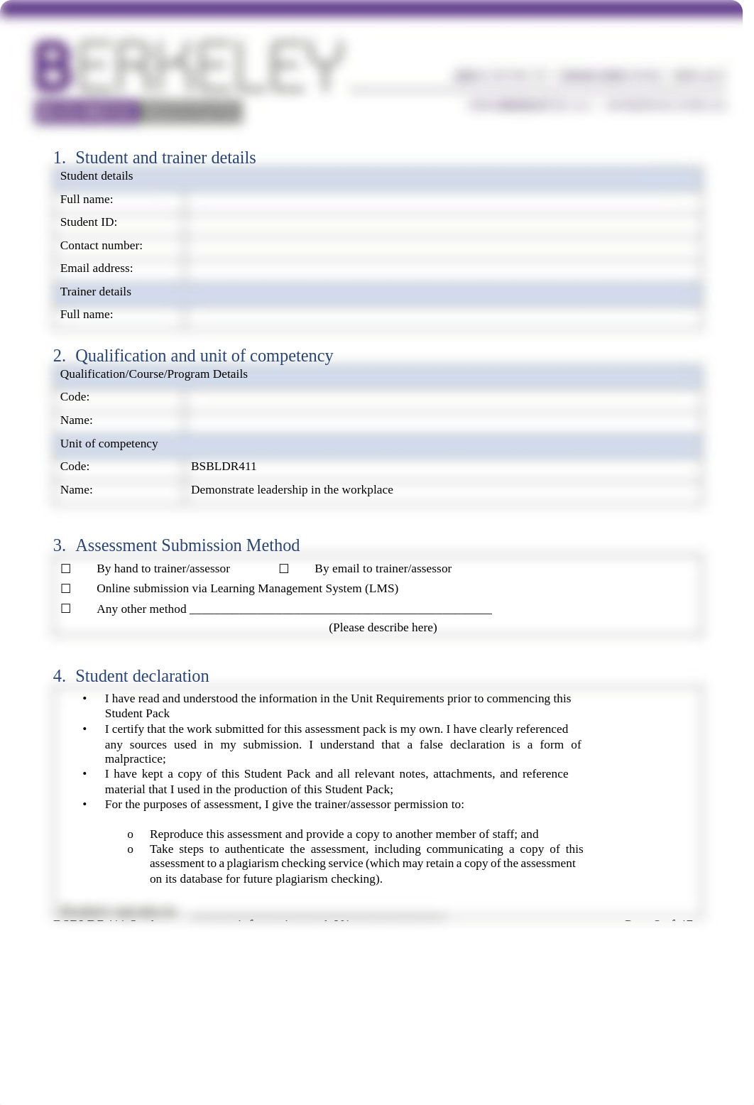 BSBLDR411 Student Assessment Information Pack.pdf_d3rz3k56vbh_page2