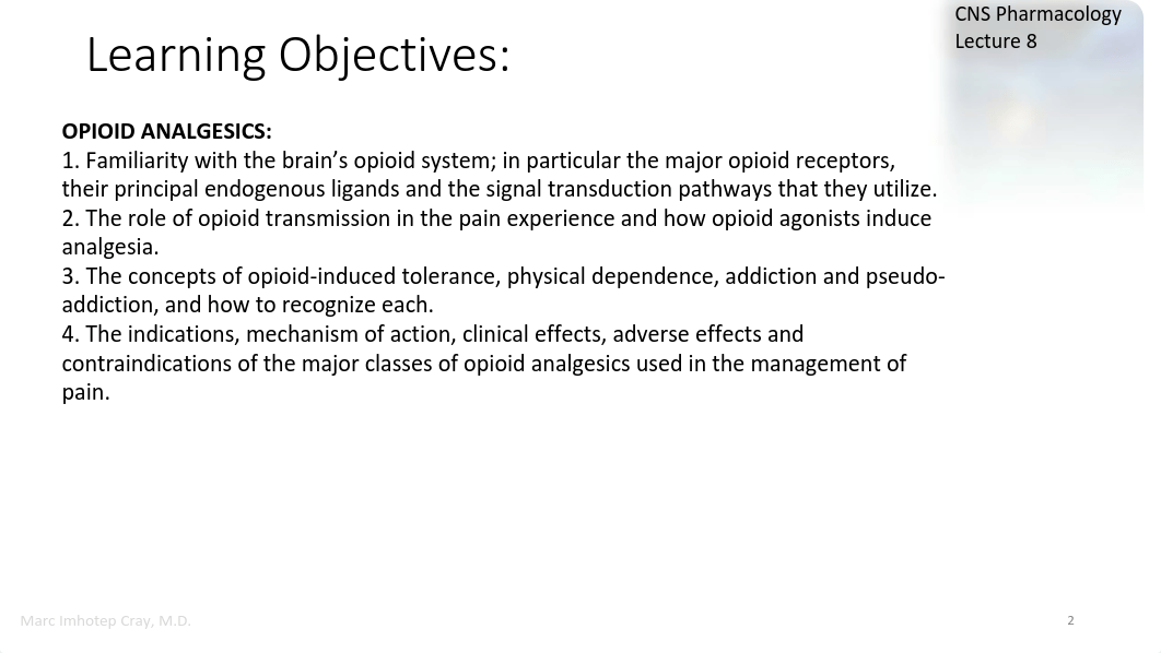 Lecture 8-Pain, Narcotic and Non-Narcotic Analgesics (Analgesic Antipyretics).pdf_d3s136xf9pb_page2