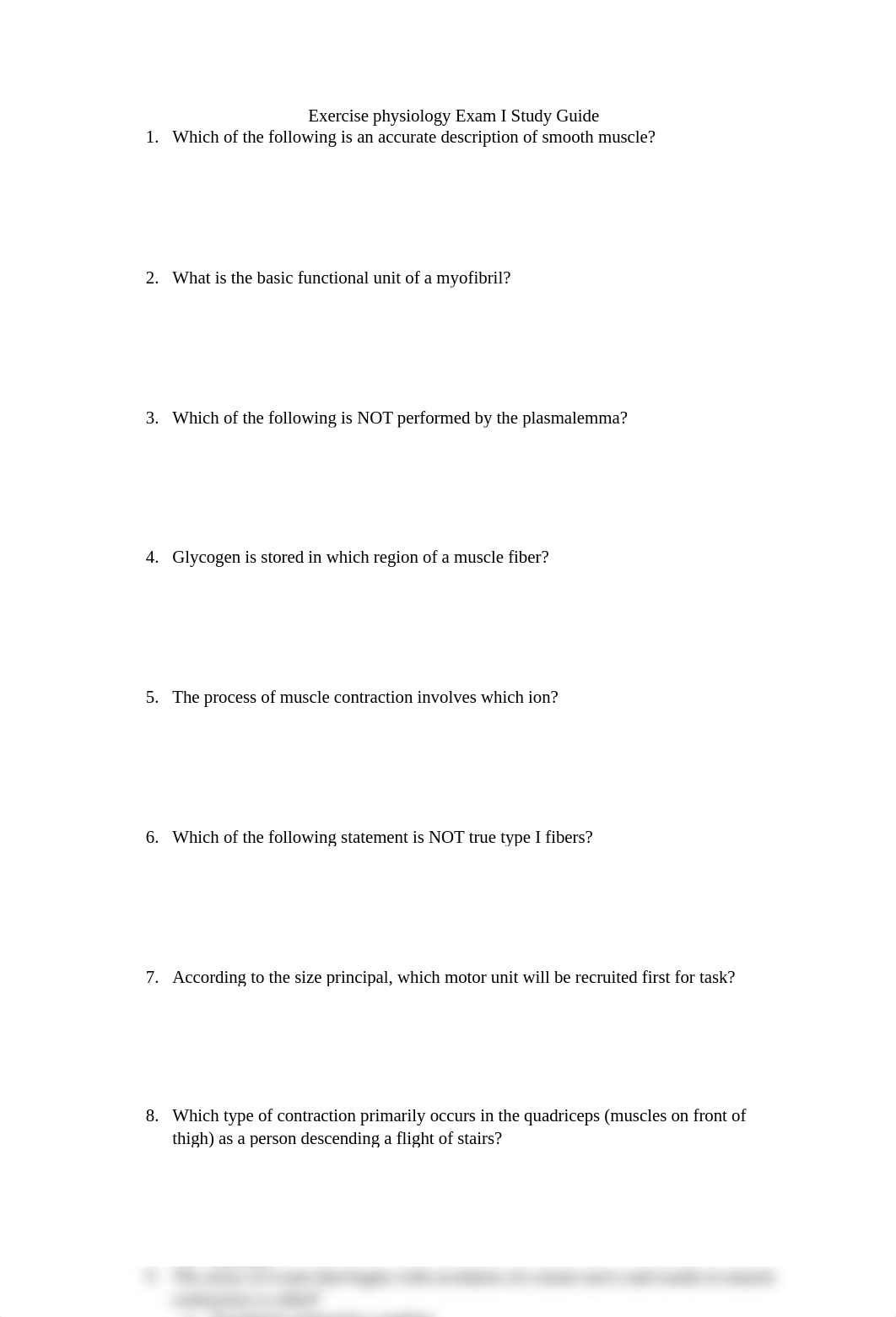 Exercise physiology Exam I Study Guide.docx_d3s1nug1cgi_page1