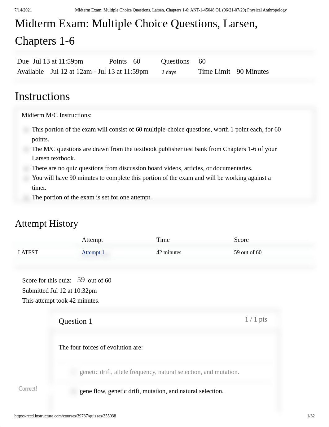 Midterm Exam_ Multiple Choice Questions...OL (06_21-07_29) Physical Anthropology.pdf_d3s3onvgybn_page1