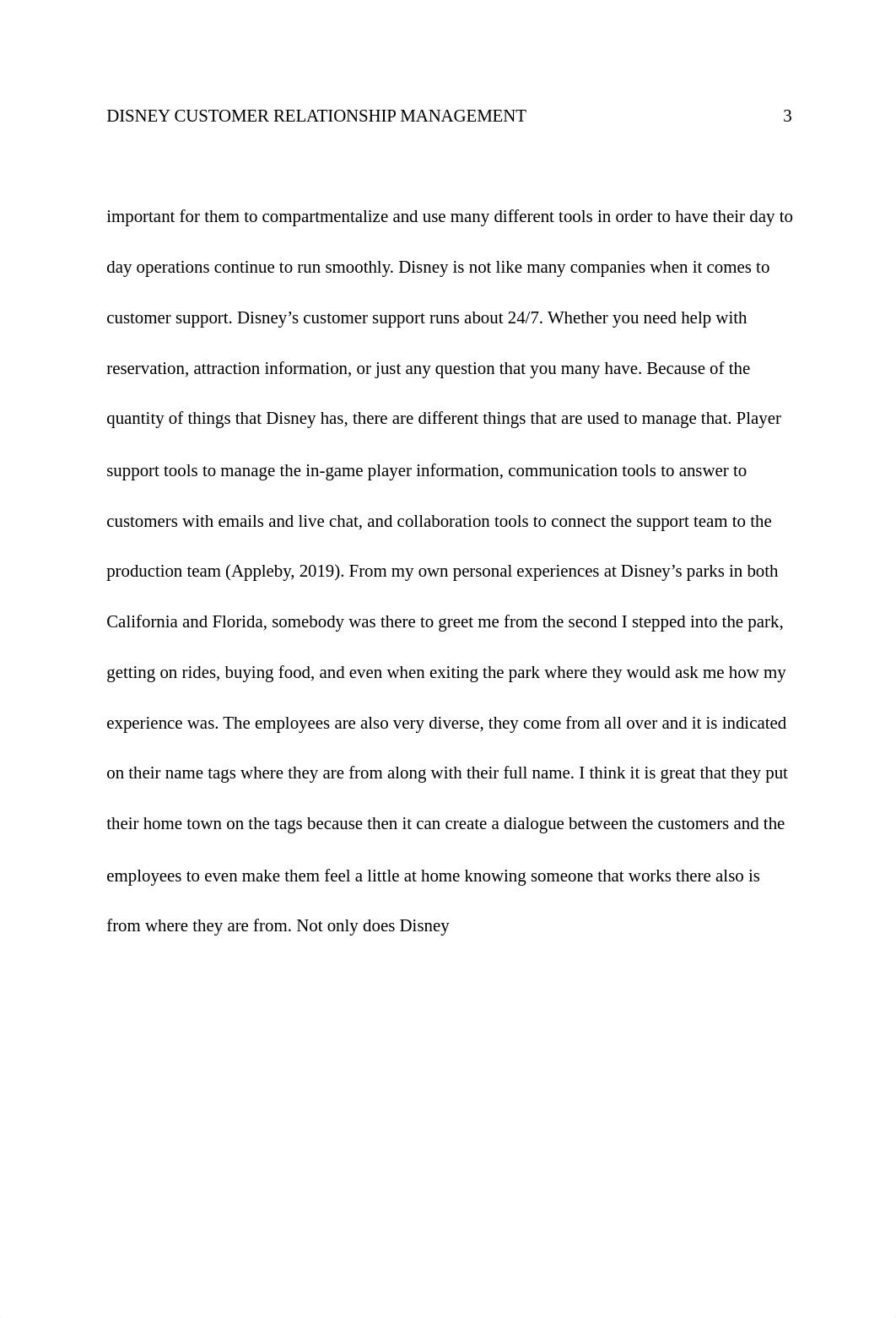 DISNEY CUSTOMER RELATIONSHIP MANAGEMENT ESSAY.docx_d3s5cpc1k5t_page2