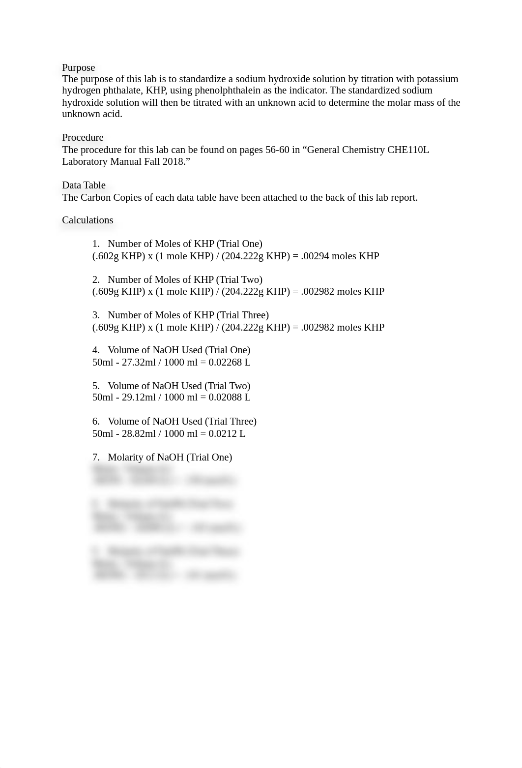 Determining the Molar Mass of an Unknown Acid by Titration.docx_d3thhxd8fwy_page2