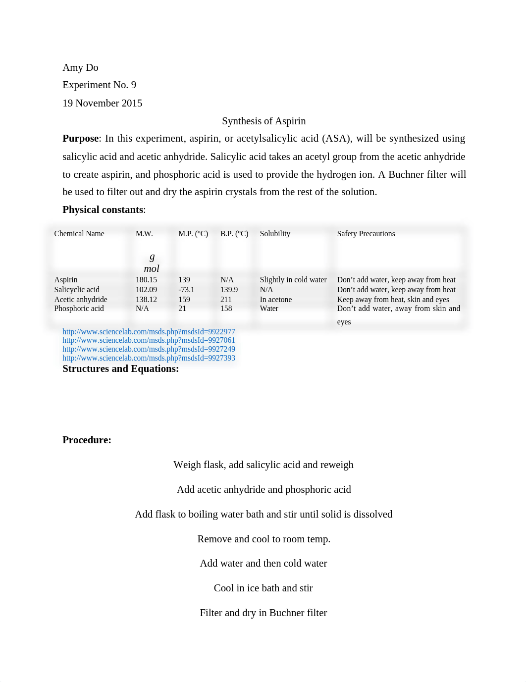 Experiment 9 - Synthesis of Aspirin.docx_d3tq2d7ap6h_page1