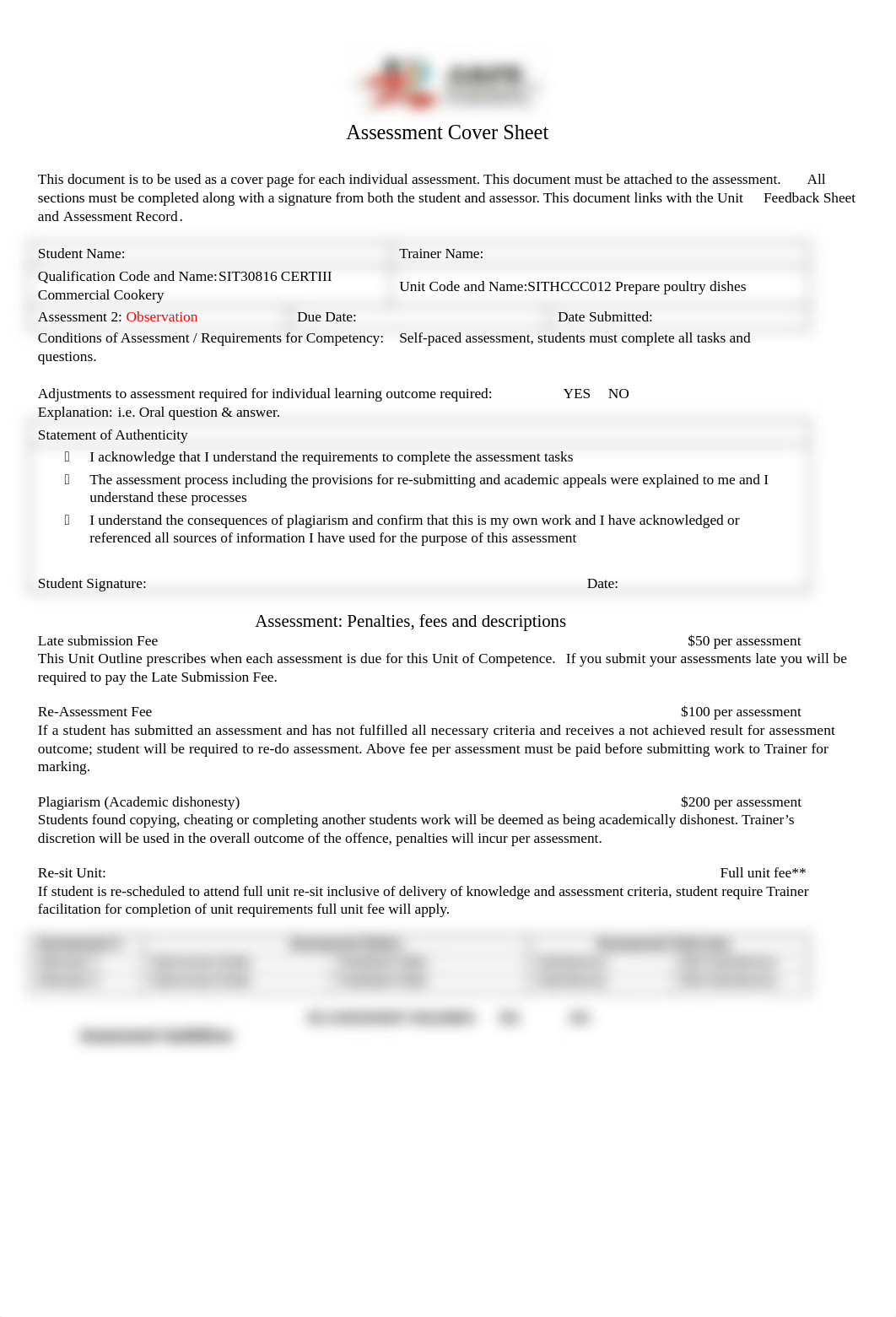 SITHCCC012 Assessment 2_Practical Observation V1.3.docx_d3ttsqqc6s9_page1