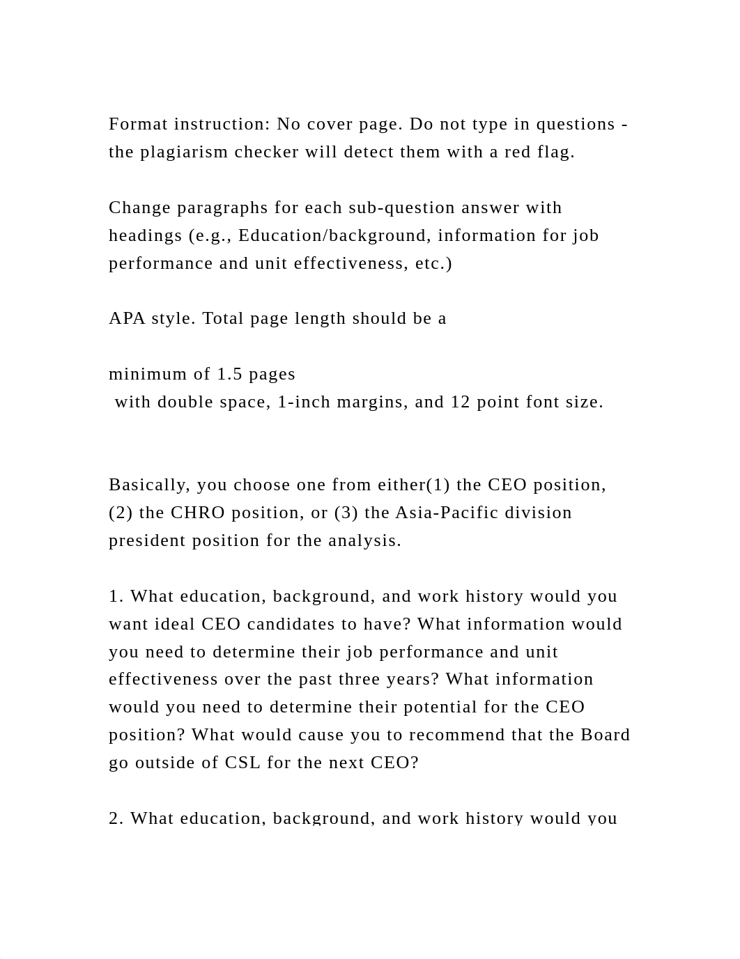 Format instruction No cover page. Do not type in questions - the pl.docx_d3tzb7fy66e_page2