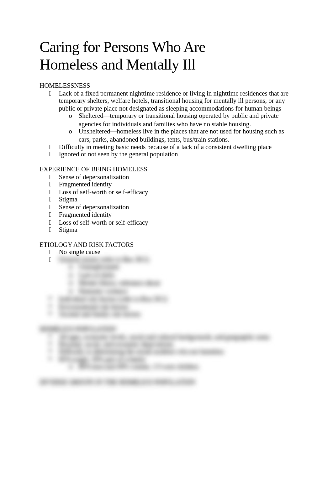 NURS 433 - Caring for Persons Who Are Homeless and Mentally Ill.docx_d3ubf9wrqyf_page1