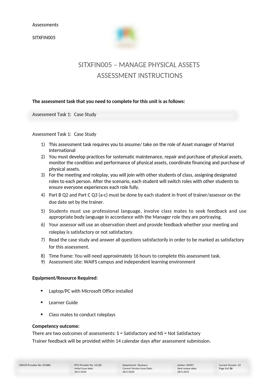 SITXFIN005 Assessment Tools 1 Done.docx_d3uo5cqom3c_page1