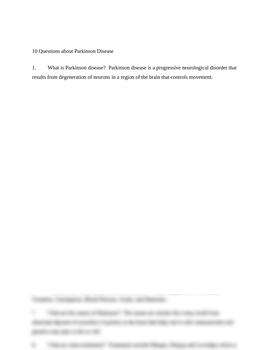 10 Questions about Parkinson Disease.docx_d3uphj8y6qh_page1