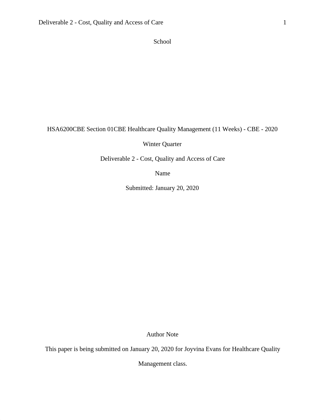 Deliverable 02 - Healthcare Quality Management.doc_d3ut9vq5bu4_page1