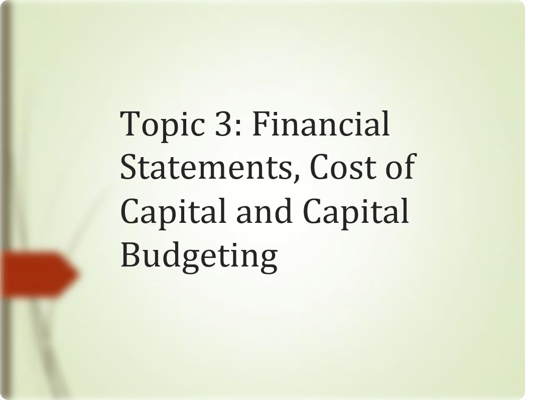 Topic 3 Financial Statements, Cost of Capital and Capital Budgeting.pdf_d3v0jfu4k3g_page1