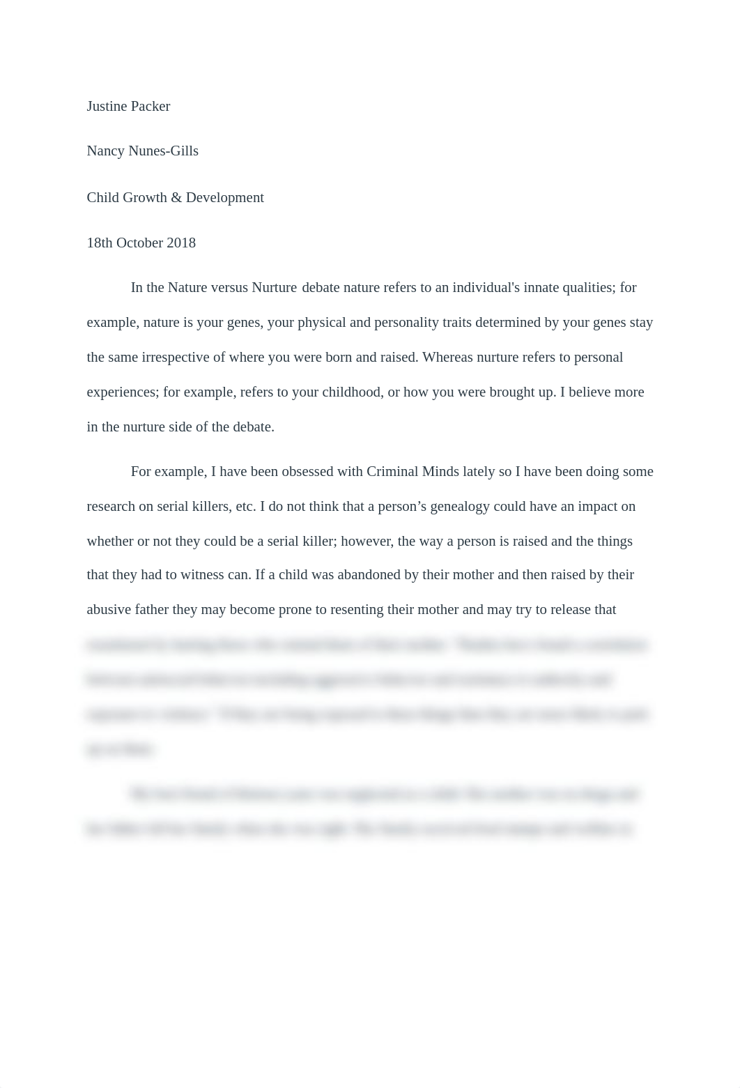 CD&G Module 4 Nature Vs. Nurture Assignment.pdf_d3v8whwmw8e_page1