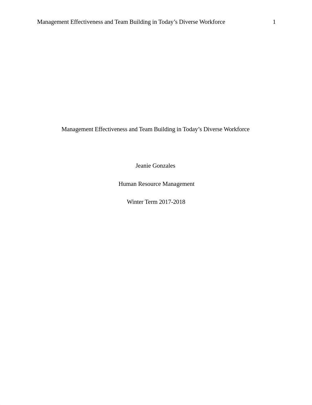 Management Effectiveness and Team Building in Today.docx_d3vbqj5h828_page1