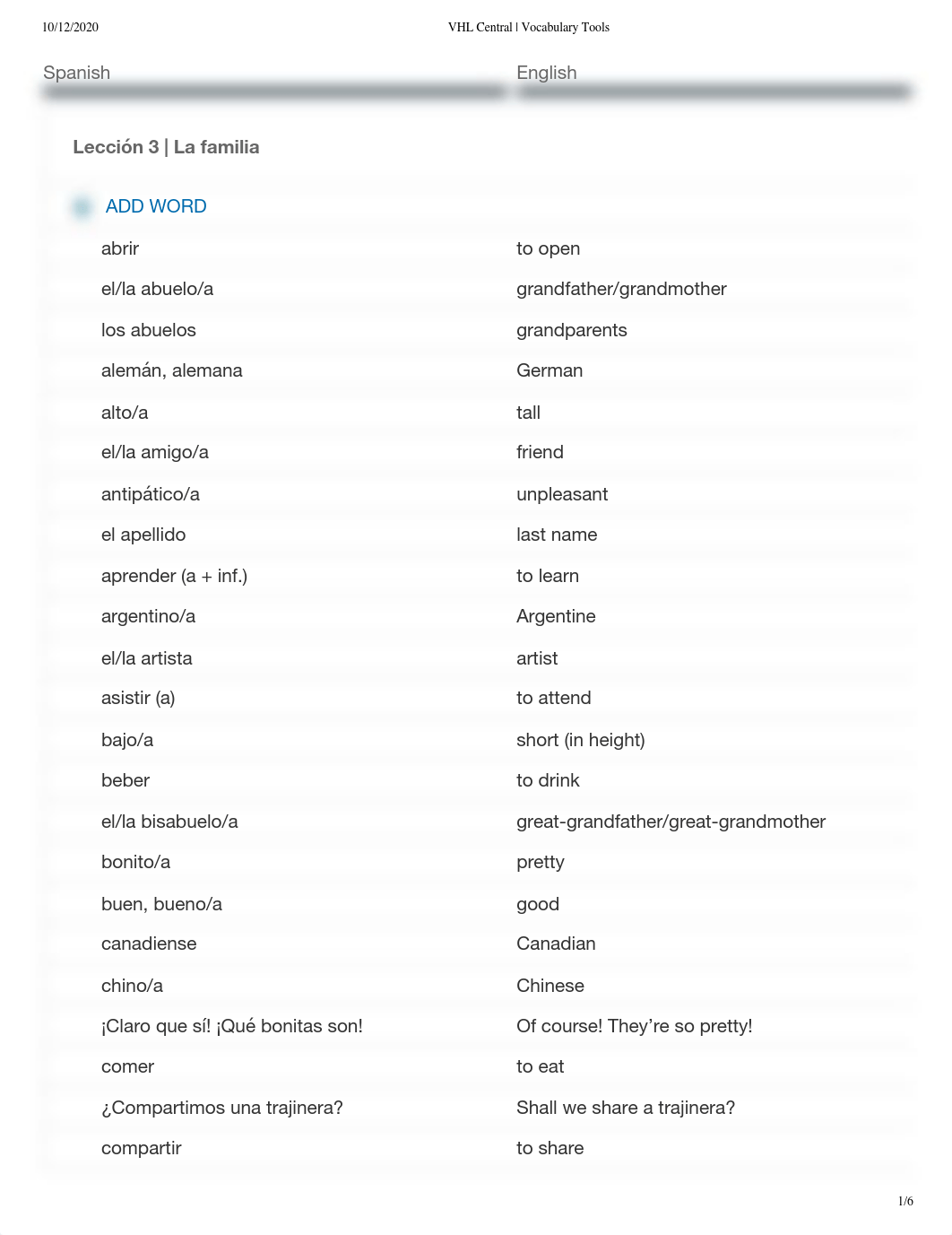 La familia Vocabulary.pdf_d3viwiud9kz_page1