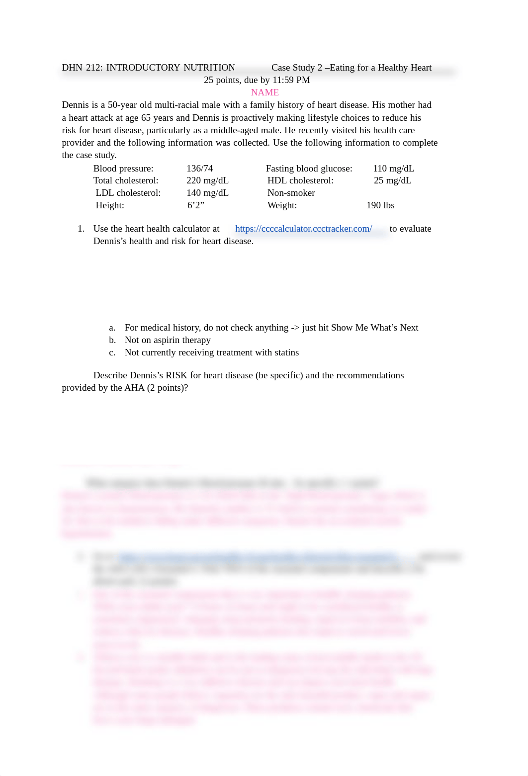 DHN 212_  INTRODUCTORY NUTRITION            Case Study 2 -Eating for a Healthy Heart-2.pdf_d3vo1cibtw8_page1