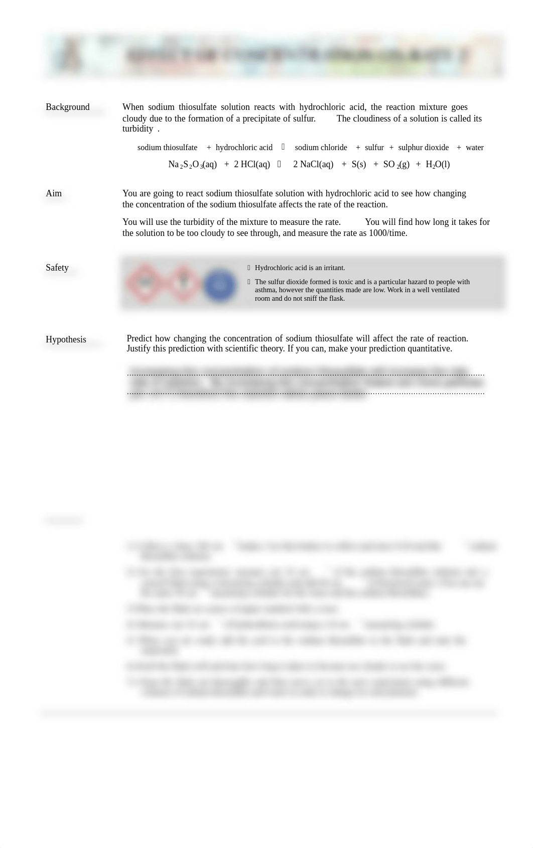 Chemsheets-GCSE-1169-Practical-19-Effect-of.pdf_d3vvpeveb5a_page1