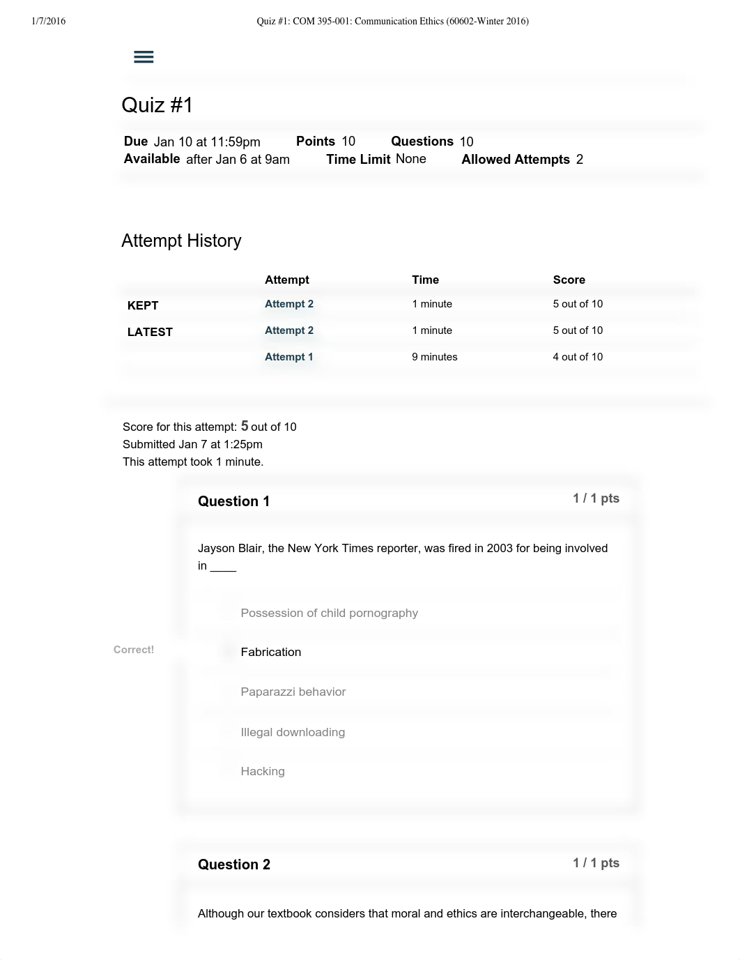 Quiz #1_ COM 395-001_ Communication Ethics (60602-Winter 2016)_d3vwhuq1aum_page1