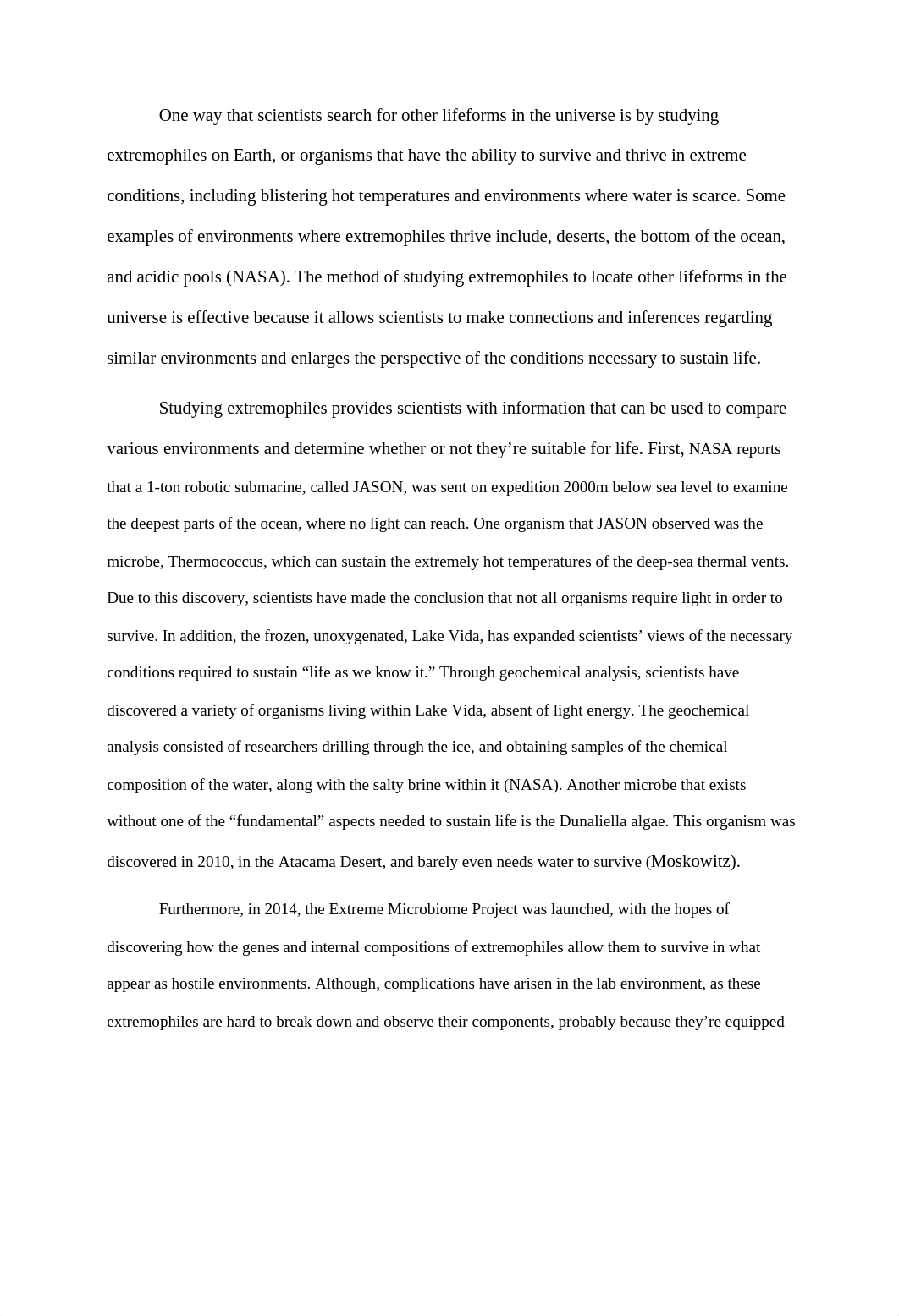 Life in the Universe Essay.docx_d3vxpmihbkx_page1