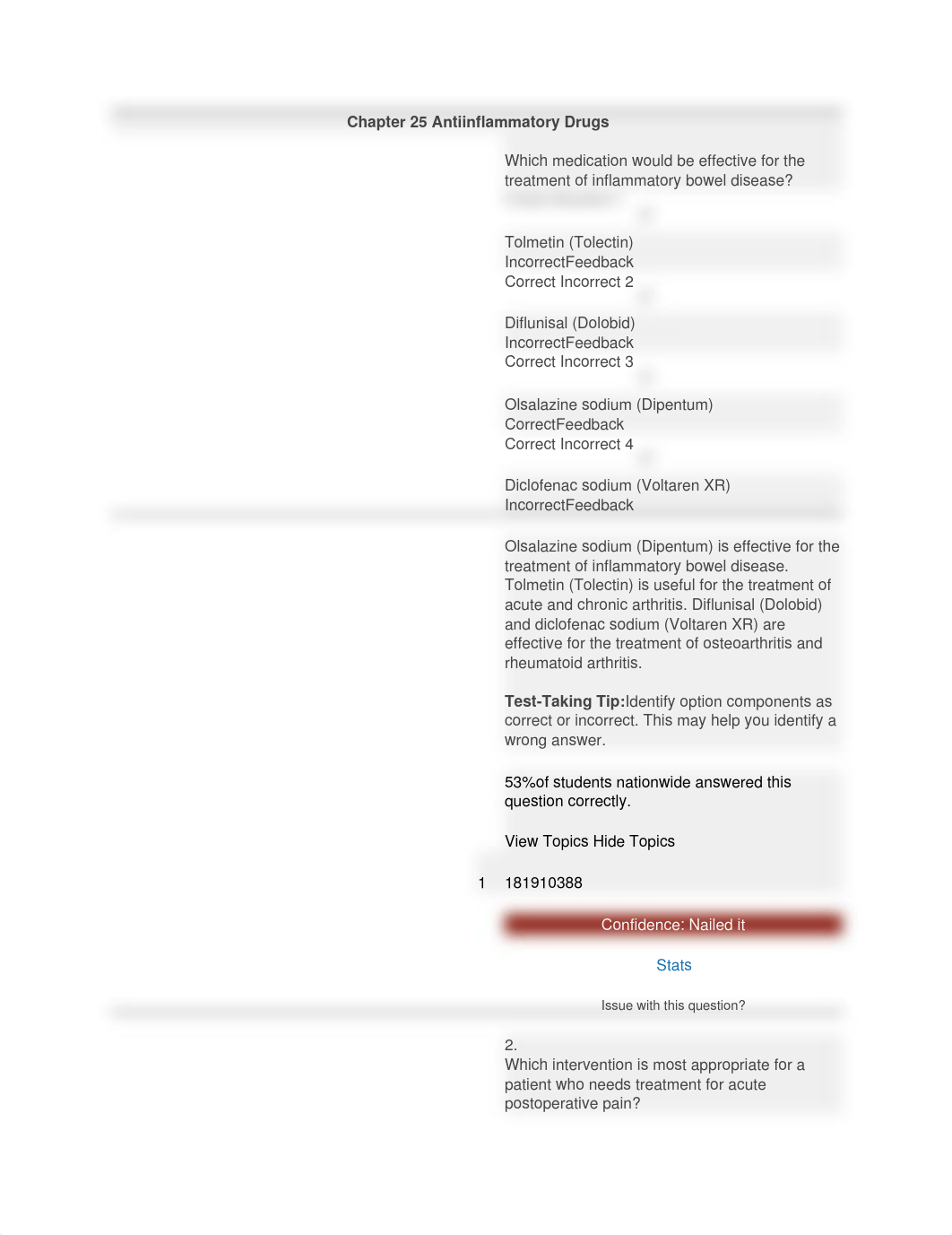 Chapter 25 Antiinflammatory Drugs Quiz_d3w0x2rldrx_page1