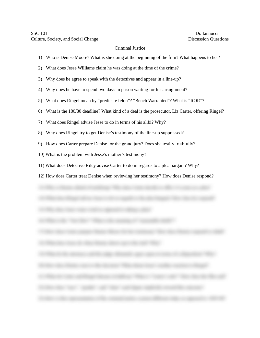 SSC 101 - Criminal Justice - Film Discussion Questions(1) (2).doc_d3w9vzh5e1d_page1