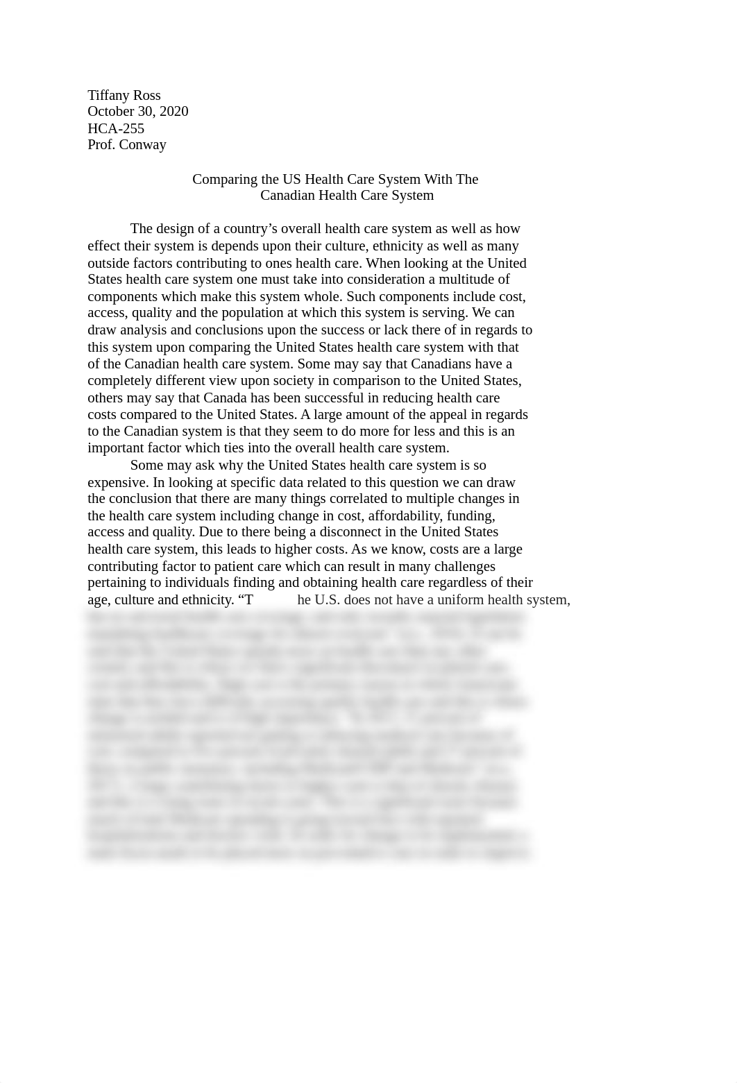 US health care system paper.docx_d3w9yc3kxk7_page1